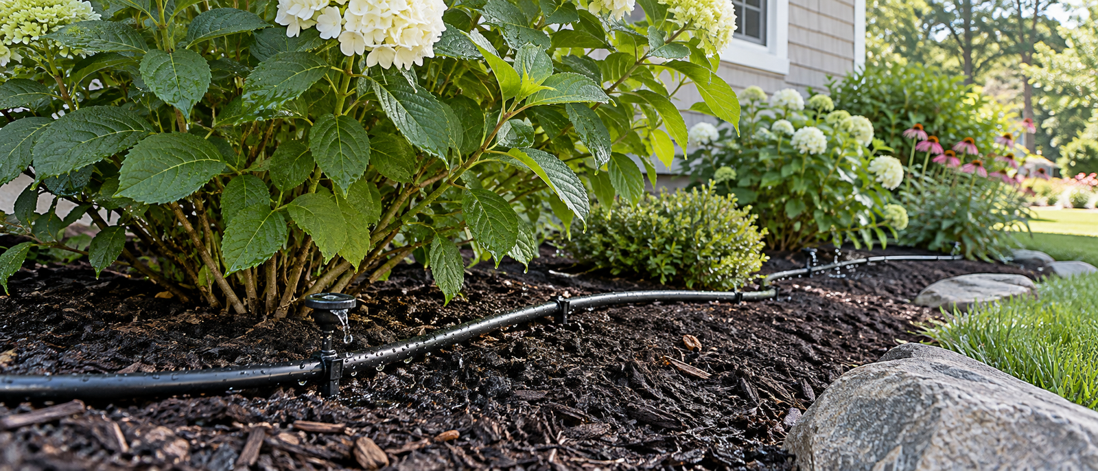 Drip Line Installation
